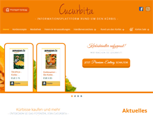 Tablet Screenshot of cucurbita.com